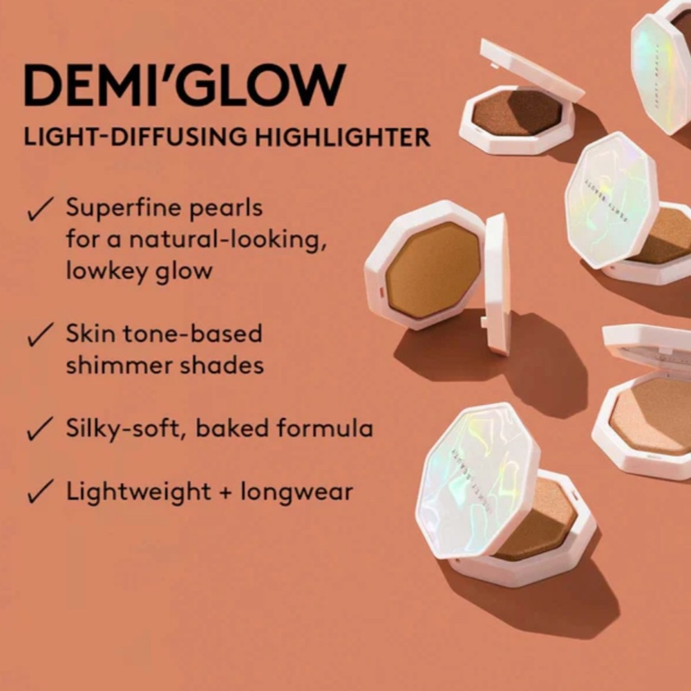 Fenty Beauty Demi'Glow Light-Diffusing Highlighter- yum rum 05 - Picture 6 of 8